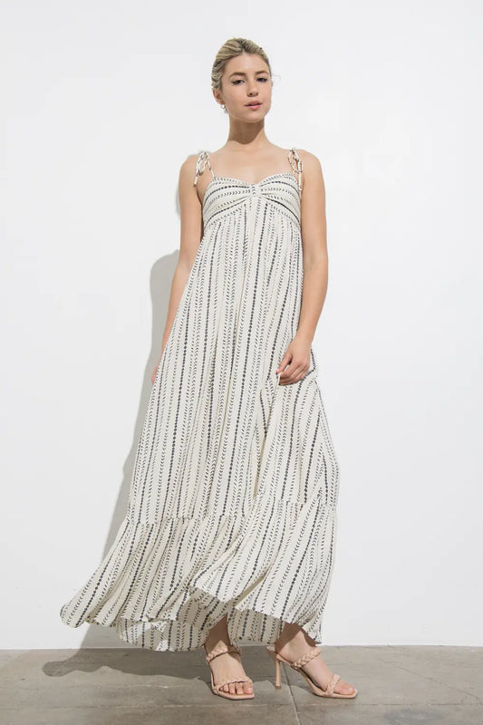 Tie Strap Maxi Dress