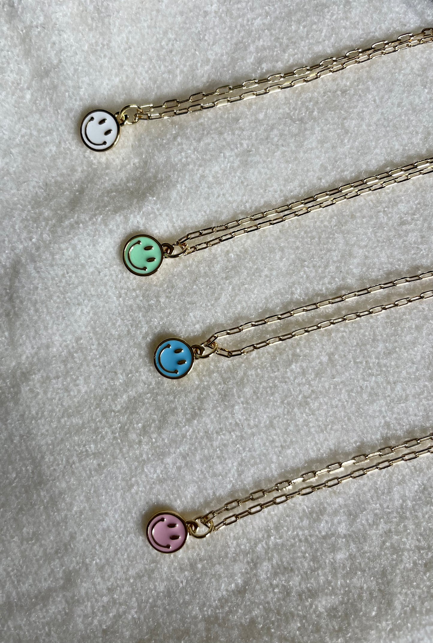 Small Happy Face Necklace
