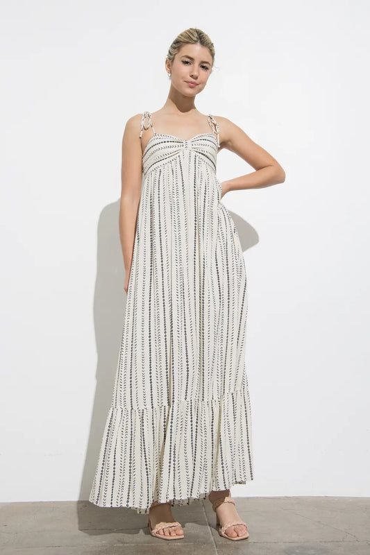 Tie Strap Maxi Dress